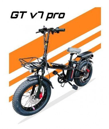 Электровелосипед GT V7 Pro 20 ah Черный